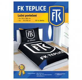 Povlečení FK Teplice - 100% bavlna - černé