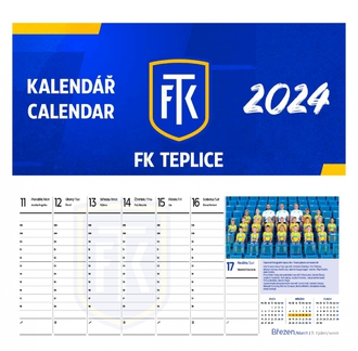 Stolní kalendář FK Teplice 2022
