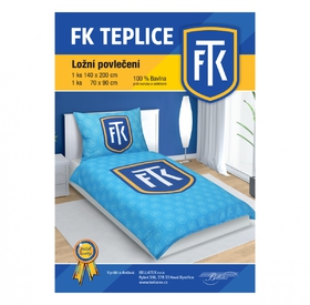 Povlečení FK Teplice - 100% bavlna - žlutomodré