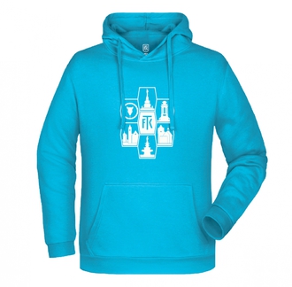 Mikina šestiúhelníkový vzor - dětská