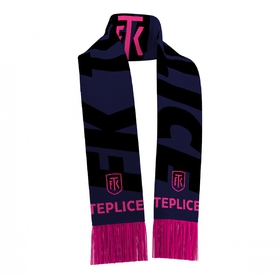 Šála FK Teplice - černorůžová